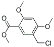 METHYL-5-CHLOROMETHYL-2,4-DIMETHOXYBENZOATE Struktur