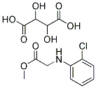 L-2-CHLOROPHENYLGLYCINE METHYL ESTER TARTRATE Struktur