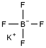 KALIUMTETRAFLUOROBORAT Struktur