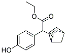 ETHYL 2-(2-AZA-BICYCLO[2.2.1]HEPT-5-EN-2-YL)-2-(4-HYDROXYPHENYL)ACETATE Struktur