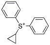 CYCLOPROPYLDIPHENYLSULPHONIUM Struktur