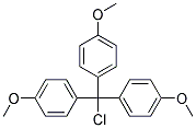 CHLOROTRIS-(P-METHOXYPHENYL)-METHANE Struktur