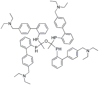 BIS[2-(4-DIETHYLAMINOMETHYLPHENYL)PHENYLPHOSPHINO]ETHYL ETHER Struktur