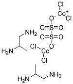 BIS(DICHLOROCOBALT(III) BIS(1,2-DIAMINO PROPANE)) DITHIONATE Struktur