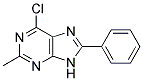 6-CHLORO-2-METHYL-8-PHENYL-9H-PURINE Struktur