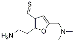 5-DIMETHYLAMINOMETHYL-2-(AMINOETHYL) THIOMETHYL FURANE Struktur