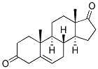 5-ANDROSTENE-3, 17-DIONE Struktur