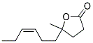 4-METHYL-CIS-7-DECENOIC ACID GAMMA-LACTONE Struktur