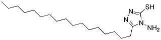4-AMINO-5-HEPTADECYL-3-MERCAPTO-1,2,4-TRIAZOLE Struktur