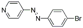 4-[(P-BROMOPHENYL)AZO]-PYRIDINE Struktur