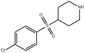 4-[(4-CHLOROPHENYL)SULFONYL]PIPERIDINE Struktur