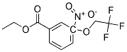 3-NITRO-3-(2,2,2-TRIFLUOROETHOXY)-BENZOIC ACID ETHYL ESTER Struktur