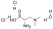 (S)-2-AMINO-3-(DIMETHYLAMINO)PROPANOIC ACID DIHYDROCHLORIDE HYDRATE Struktur