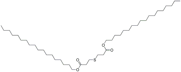 DIOCTADECYL 3,3'-THIODIPROPIONATE R Struktur