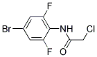 N1-(4-BROMO-2,6-DIFLUOROPHENYL)-2-CHLOROACETAMIDE, TECH Struktur