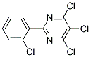 4,5,6-TRICHLORO-2-(2-CHLOROPHENYL)PYRIMIDINE, TECH Struktur