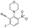 6-FLUORO-2-MORPHOLINO-3-NITROBENZONITRILE, TECH Struktur