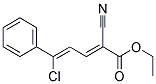 ETHYL 5-CHLORO-2-CYANO-5-PHENYLPENTA-2,4-DIENOATE, TECH Struktur