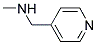 N-METHYL-N-(4-PYRIDINGLMETHYL)AMINE Struktur