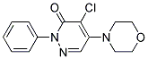 4-CHLORO-5-MORPHOLINO-2-PHENYLPYRIDAZIN-3(2H)-ONE, TECH Struktur