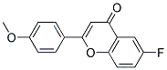 6-FLUORO-2-(4-METHOXYPHENYL)-4H-CHROMEN-4-ONE Struktur