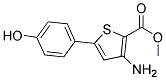 METHYL 3-AMINO-5-(4-HYDROXYPHENYL)THIOPHENE-2-CARBOXYLATE Struktur