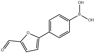 4-(5-FORMYL-2-FURYL)PHENYLBORONIC ACID Struktur