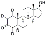 5A-ANDROSTAN-17B-OL-3-ONE-1,2,4,5A-D4 - CONTROLLED Struktur