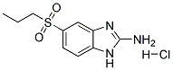 5-(PROPANE-1-SULFONYL)-1H-BENZOIMIDAZOL-2-YLAMINE HYDROCHLORIDE Struktur