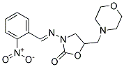 5-MORPHOLIN-4-YLMETHYL-3-[(2-NITRO-BENZYLIDENE)-AMINO]-OXAZOLIDIN-2-ONE Struktur