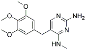 N4-METHYL-5-(3,4,5-TRIMETHOXYBENZYL)PYRIMIDINE-2,4-DIAMINE Struktur