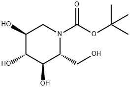 N-BOC-1,5-IMINO-D-GLUCITOL Struktur