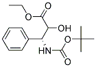 N-(T-BOC)-3-PHENYL ISOSERINE ETHYL ESTER Struktur