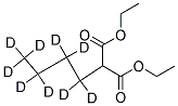 DIETHYL 2-(N-BUTYL-D9)MALONATE, 1189865-34-6, 結(jié)構(gòu)式