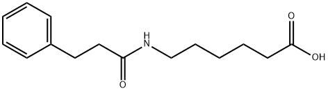 N-DIHYDROCINNAMOYLAMINOCAPROIC ACID Struktur