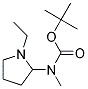 TERT-BUTYL (1-ETHYLPYRROLIDIN-2-YL)METHYLCARBAMAT Struktur