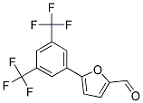 5-[3,5-BIS(TRIFLUOROMETHYL)PHENYL]FURAN-2-CARBOXALDEHYD Struktur