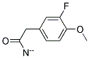 3-FLUORO-4-METHOXYPHENYLACETONITRIL Struktur