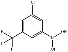 3-CHLORO-5-(TRIFLUOROMETHYL)BENZENEBORONIC ACID price.