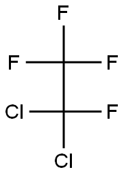 DICHLORO TETRAFLUORO ETHAN Struktur