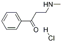 D-Methylaminopropiophenone hydrochloride  Struktur