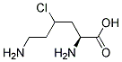 4-Chloro-L-Lysine Struktur