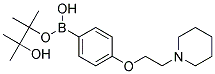 4-[2-(Piperidin-1-yl)ethoxy]benzeneboronic acid, pinacol ester Struktur