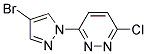 3-(4-Bromo-1H-pyrazol-1-yl)-6-chloropyridazine Struktur