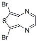 5,7-dibromothieno[3,4-b]pyrazine Struktur