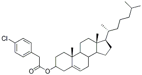 CHOLESTERYL p-CHLOROPHENYLACETATE Struktur