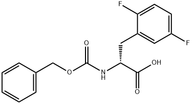 Cbz-2,5-Difluoro-D-Phenylalanine Structure