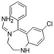 [7-CHLORO-5-PHENYL-1,3-DIHYDRO-BENZO[E][1,4]DIAZEPIN-(2E)-YLIDENE]-METHYL-AMINE Struktur