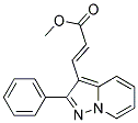 3-(2-PHENYL-PYRAZOLO[1,5-A]PYRIDIN-3-YL)-ACRYLIC ACID METHYL ESTER Struktur