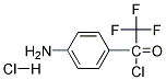 4-CHLORO-2-TRIFLUOROACETO ANILINE HYDROCHLORIDE Struktur